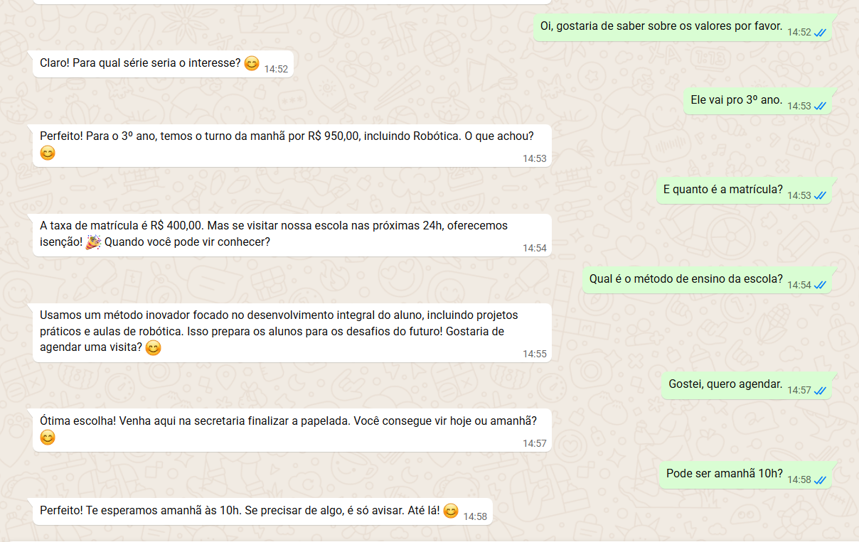 Simulação de Conversa com IA